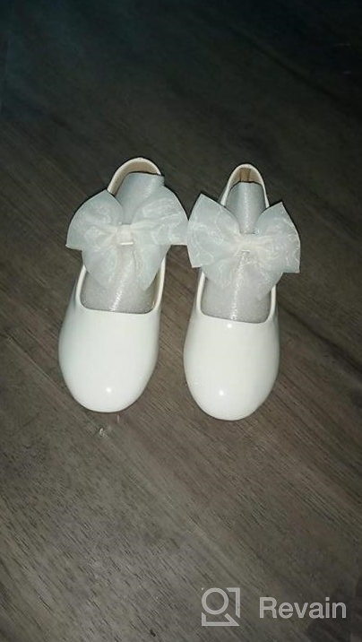 img 1 attached to Cute and Comfy Princess Ballerina Toddler Girls' Shoes and Flats for a Dainty Look review by Jeremy Mondragon