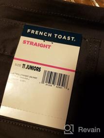 img 4 attached to Штаны и капри French Toast для девочек в стиле "Прямые брюки из твила