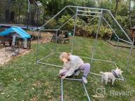 img 1 attached to Spacious And Durable Galvanized Chicken Coop With Secure Walk-In Pen Run And Cover - The Perfect Home For Your Chickens review by Kayla Moore