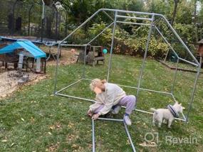 img 7 attached to Spacious And Durable Galvanized Chicken Coop With Secure Walk-In Pen Run And Cover - The Perfect Home For Your Chickens
