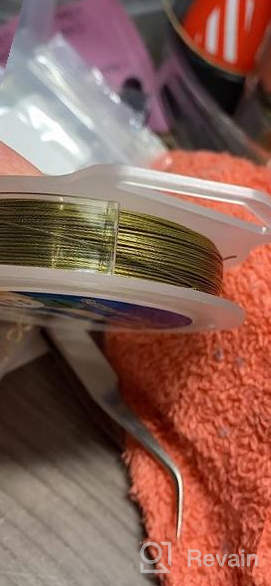 img 1 attached to High-Quality BENECREAT Nylon Coated Stainless Steel Beading Wire - Perfect For Necklace And Bracelet Making! review by Yolanda Hardison