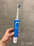 img 3 attached to 🪥 Oral-B Vitality D100.413.1 CrossAction Vibrating Toothbrush - Black, White, Blue review by Riko Long ᠌