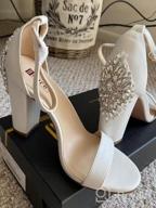 img 1 attached to IDIFU Women'S IN4 Cookie-HI Chunky High Heel Sandals: Perfect For Weddings, Proms & Bridesmaids! review by Larry Breeze