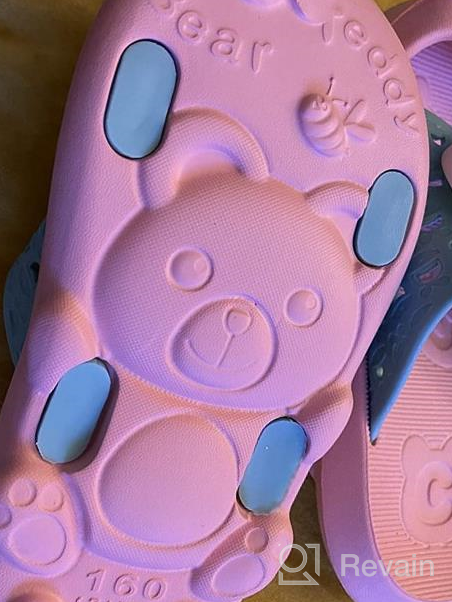 img 1 attached to 👟 Unisex Toddler Sandals - Shower Slippers for Boys' Shoes review by Rick Bishop