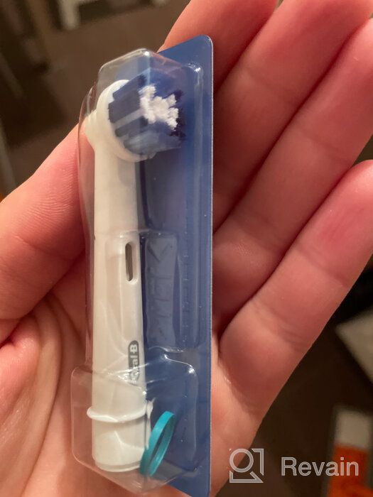 img 1 attached to Oral-B Genuine Precision Clean Replacement White Toothbrush 🦷 Heads - Deep & Precise Cleaning, Pack of 4 review by Agata Konarska ᠌