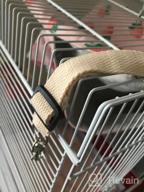 img 1 attached to Small Animal Hanging Hammock Bed For Ferret Hamster Parrot Rat Guinea-Pig Mice Chinchilla Flying Squirrel - Pink Strawberry review by Brad Collins