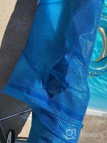 img 8 attached to Sun2Solar Clear 10-Foot-By-16-Foot Rectangle Solar Cover 1200 Series Heat Retaining Blanket For In-Ground And Above-Ground Rectangular Swimming Pools Use Sun To Heat Pool Bubble-Side Down