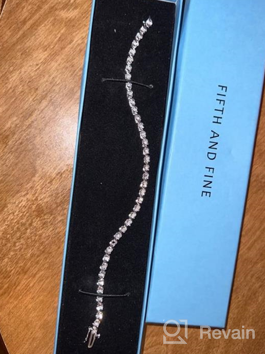 img 1 attached to 💎 Sterling Boys' Jewelry: Natural Diamond Tennis Bracelet for Bracelets – Enhance Elegance! review by Sedric Hood