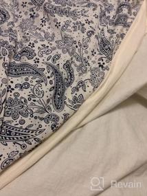 img 8 attached to Stay Cool And Comfortable With Winthome'S 11Lb Adult Weighted Blanket In Paisley Design