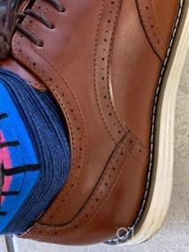 img 5 attached to Step Up Your Style: Vostey Men'S Oxford Wingtips - The Perfect Blend Of Casual And Business Attire