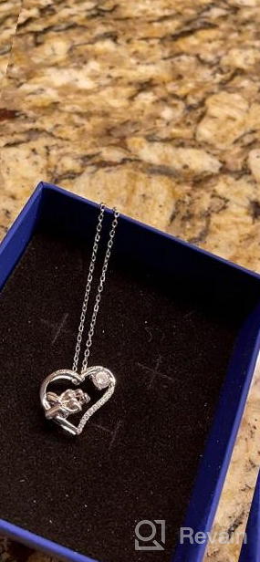 img 1 attached to S925 Sterling Silver Mom Necklace - Best Gifts for Women, Birthday and Christmas Jewelry Gifts for Mom, Grandma, and Wife from Daughter and Son - BFF&UNICORN review by Leo Puente