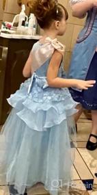 img 8 attached to Потрясающие платья для девочек NNJXD Принцессы на конкурсе красоты - без рукавов, с вышивкой, для детского бала