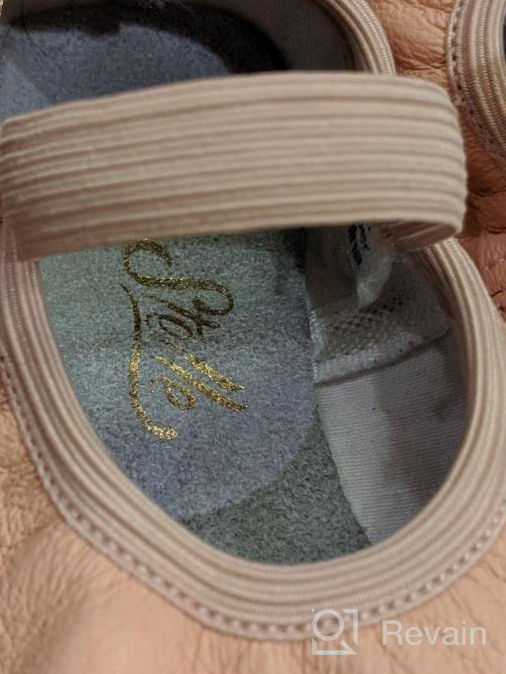 img 1 attached to Premium Authentic Leather Baby Ballet Slippers For Toddlers, Little Kids & Big Kids - Stelle review by Daniel Boudreau