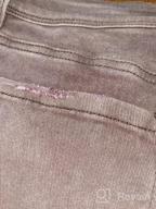 img 1 attached to Women'S High Waisted Flare Jeans: GRAPENT Stretch Denim Wide Leg Baggy Pants review by Troy Coskillas