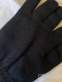 img 6 attached to 🧣 Warm & Stylish Women's Winter Hat, Scarf & Glove Set - Mysuntown 3-Piece Collection: Beanie, Neck Warmer & Touchscreen Gloves
