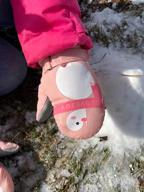 картинка 1 прикреплена к отзыву Митенки Miaowoof для малышей с утеплителем для девочек, водонепроницаемые аксессуары для холодной погоды от Kelly Martinez