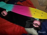 img 1 attached to Cruiser Skateboard for Girls Kids Ages 6-12, Complete 22 Inch Mini Standard Skateboard review by Billy Donalson