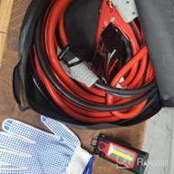 img 1 attached to AUTOGEN Jumper Cables Heavy Duty 1 Gauge 1GA 30 FT With Quick Connect Plugs Travel Bag For Truck SUV Car review by Gary Knop