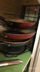 img 6 attached to Streamline Your Kitchen With MDHAND'S Adjustable Pots And Pans Organizer For Cabinets - 3 DIY Methods And Pot Lid Storage Included