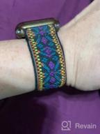 img 1 attached to Upgrade Your Apple Watch With YOSWAN Stretchy Loop Strap - Compatible For IWatch Series SE/7/6/5/4/3/2/1 - Stylish And Comfortable Elastic Wristbelt review by Erica Noble