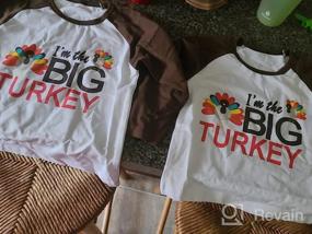 img 5 attached to Thanksgiving Turkey Big Little Brother Sister Matching T-Shirt For Boys And Girls By Aslaylme