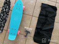 img 1 attached to Cruiser Skateboard for Girls Kids Ages 6-12, Complete 22 Inch Mini Standard Skateboard review by Reggie Kern