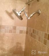 картинка 1 прикреплена к отзыву Upgrade Your Shower Experience With TRUSTMI'S Adjustable Height 4 Inch Brass Shower Head Combo In Brushed Nickel от Ben Rodriguez