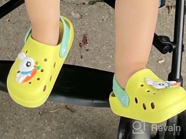 img 1 attached to 👶 LOUSST Toddler Summer Sandals Slippers Boys' Shoes review by Doug Hammett