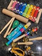 img 1 attached to Wooden Percussion Instruments Toy Set - Educational Musical Toys For Kids, Babies & Toddlers With Storage Bag review by Clint Fick