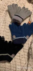 img 7 attached to ORVINNER Children Toddler Thermal Light 🧣 Blue Girls' Accessories: Cozy and Stylish Cold-Weather Essentials