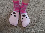 img 1 attached to TeeHee Little Girls and Toddler Cotton Crew Socks - 18 Pairs Cute Novelty and Fashion Pack in Gift Box review by Matt Estrada