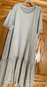 img 5 attached to 👗 Женское платье с карманами и короткими рукавами "Минклаус" - пышное и легкое, в стиле свинг - милые платья для повседневности