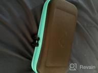 img 1 attached to Elite Turquoise ButterFox Carrying Case For Nintendo Switch Lite - Slim, With 19 Game And 2 Micro SD Card Holders, Ideal Storage Solution For Switch Lite Accessories review by Benjamin Cleveland