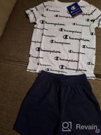 img 1 attached to 🎩 Champion Little French Shorts Scarlet Boys' Clothing Sets: Premium Style for Boys review by Boondo Viswanathan