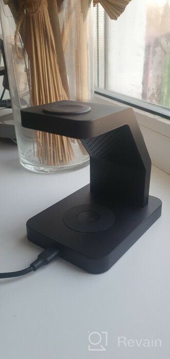 img 2 attached to 🔌 White Bixton MagStand Wireless Charging Station review by Minoru Yamaguti ᠌