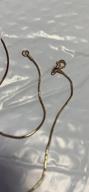 img 1 attached to 18Inch Gold Plated 1.2Mm Snake Chain Necklace With 24 Lobster Clasps For Jewelry Making - Forise review by Maria Skim
