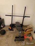 img 1 attached to 550Lbs Adjustable Squat Rack Stand, Barbell Rack, Bench Press Home Gym Weight Rack Stand By BangTong&Li review by Jevon Sterling
