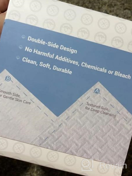 img 1 attached to 🌿 Charmyth Disposable Face Towel XL: Soft, Thick Makeup Remover Wipes for Sensitive Skin review by Peter Hallett