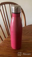 img 1 attached to Sfee Insulated Water Bottle, 17Oz Stainless Steel Water Bottles, Double Wall Vacuum Reusable Water Bottles Leak Proof BPA-FREE Sports Bottle Cup Keep Hot&Cold For Running Gym Workout Cycling Kids review by Jaya Walsh