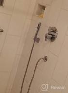 img 1 attached to KES LP150-BS Brushed Stainless Steel Handheld Shower Head With Extra Long Hose And Bracket Holder review by Kyle Mason