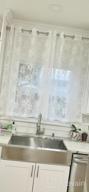 img 1 attached to Transform Your Space With DWCN'S Elegant White Floral Lace Sheer Curtains - Perfect For Your Bedroom Or Kitchen Window Display review by Brian Chatum