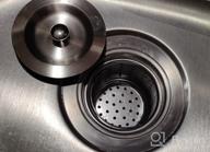 img 1 attached to 🚰 ROVOGO Stainless Steel Kitchen Sink Drain with Removable Deep Basket Strainer and Tailpiece, 3-1/2-inch review by Simo Whisperer