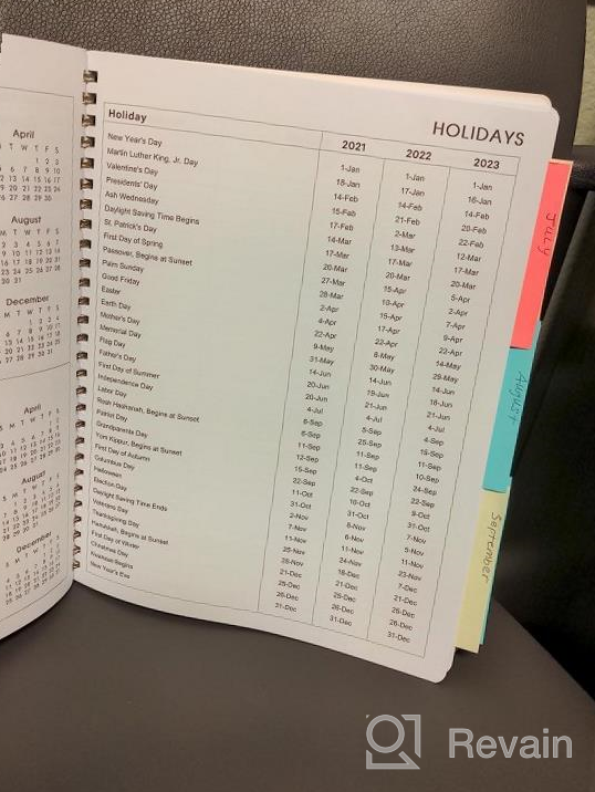 img 1 attached to Stay Organized With A 2023 Planner: Twin-Wire Binding, Thick Paper, And Weekly & Monthly Views From January To December - Ideal For Home, School, And Office review by Jonathan Reddick