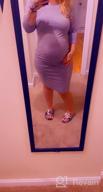 img 1 attached to GLAMIX Women'S Maternity Dress: Fitted Ruched Bodycon Clothes For Pregnant Mamas review by Ian Krump