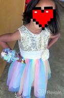 img 1 attached to 💐 Shop the Vibrant JerrisApparel Flower Rainbow Birthday Pageant Girls' Clothing Collection review by Chelsea Young