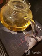 img 1 attached to Stovetop-Safe Glass Teapot With Removable Infuser For Blooming & Loose-Leaf Tea - 33.8Oz Capacity review by Dennis Moonin