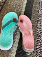 img 1 attached to Women'S Non-Slip Casual Thong Sandal Flip Flops By KuaiLu review by Erin Romero