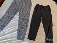 img 1 attached to Southpole Boys' Marled Jogger Fleece Pants for Comfort and Style review by Joseph Hill