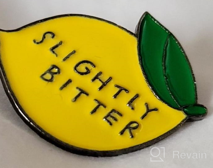 img 1 attached to 🍋 Lively Lemon Enamel Pins: A Vibrant Touch for Backpacks, Clothing, Hats, & Jackets review by Anna Crane