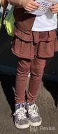 картинка 1 прикреплена к отзыву Детские лосины без стопы от Auranso с оборками юбки-фартука: стильные и удобные на 2-12 лет. от Amber Austin